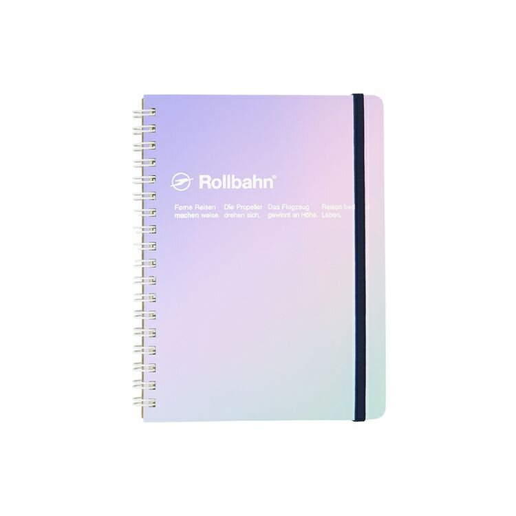 Rollbahn Notebook | Medium Metallic