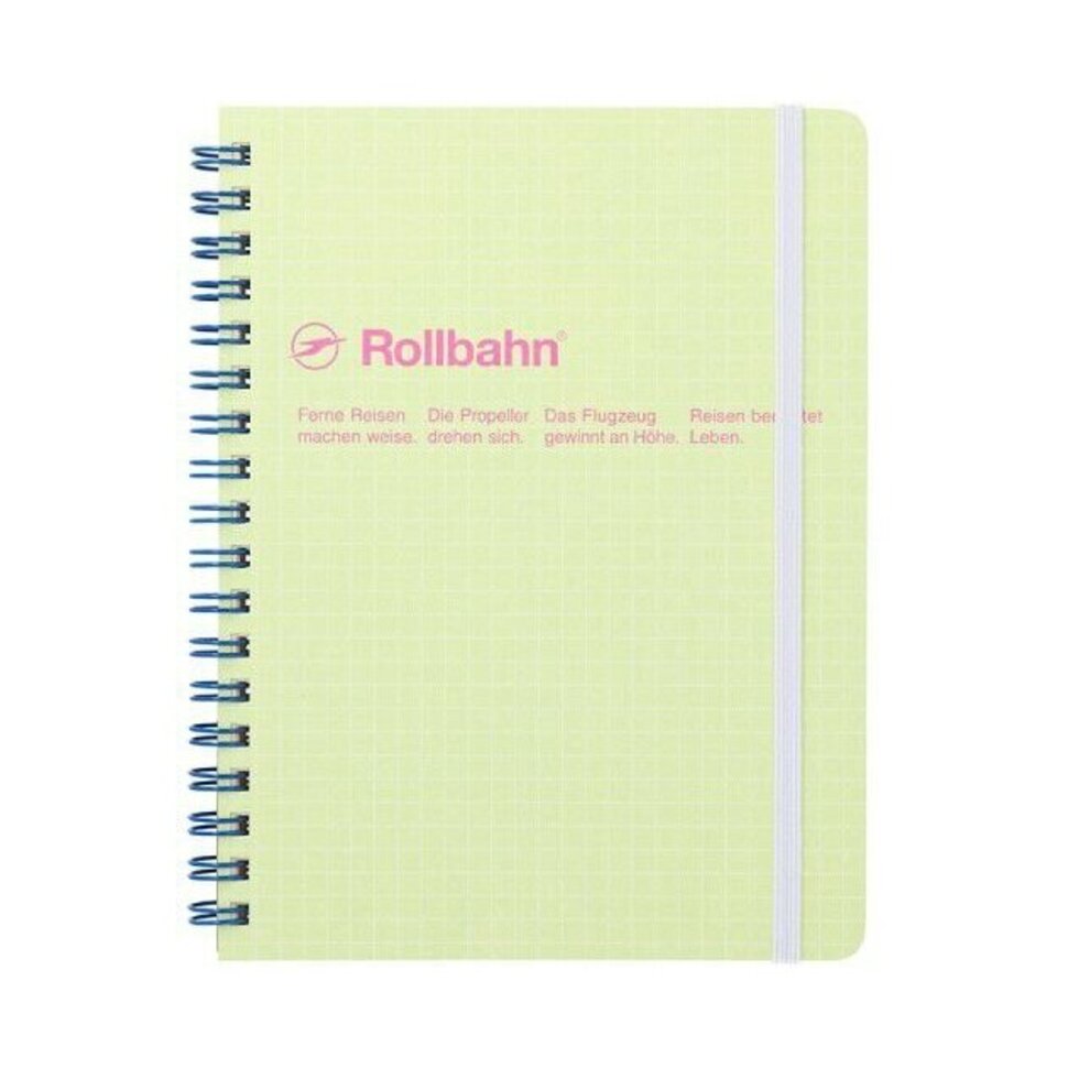 Rollbahn Notebook | Large Scuola Light Green