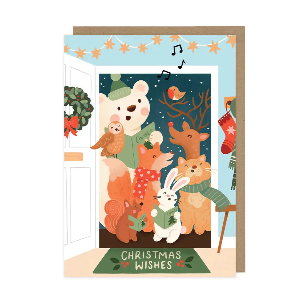Carol Singers | Christmas Card