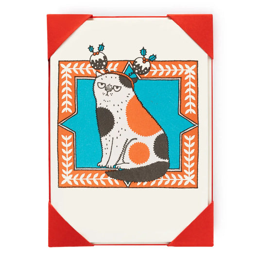 Pudding Cat | Christmas Card 5-pack