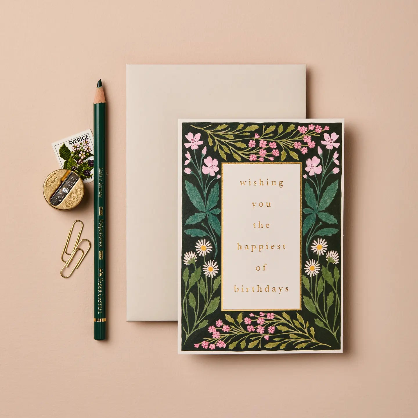 Meadow Border | Birthday Card