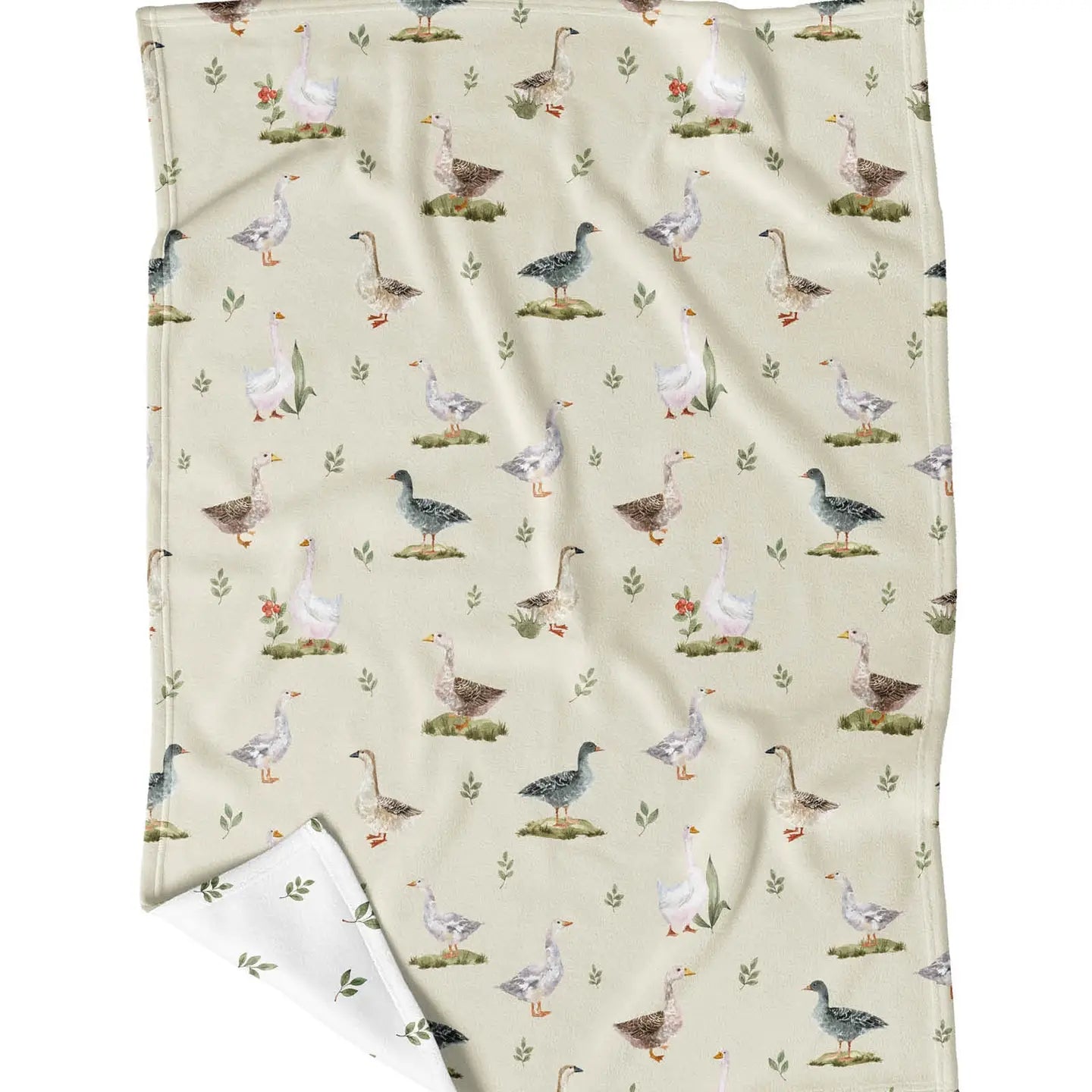 Baby Blanket | Geese in the Pond