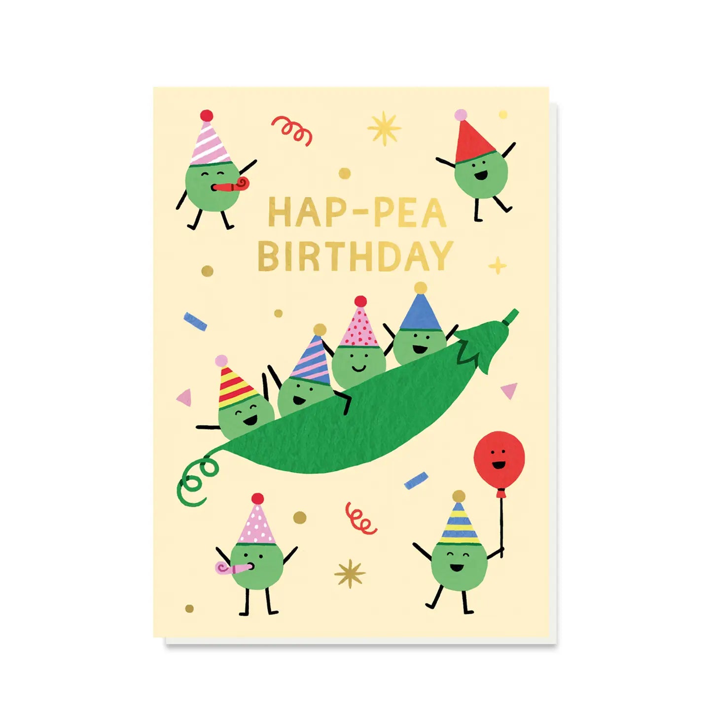 Hap-Pea | Birthday Card