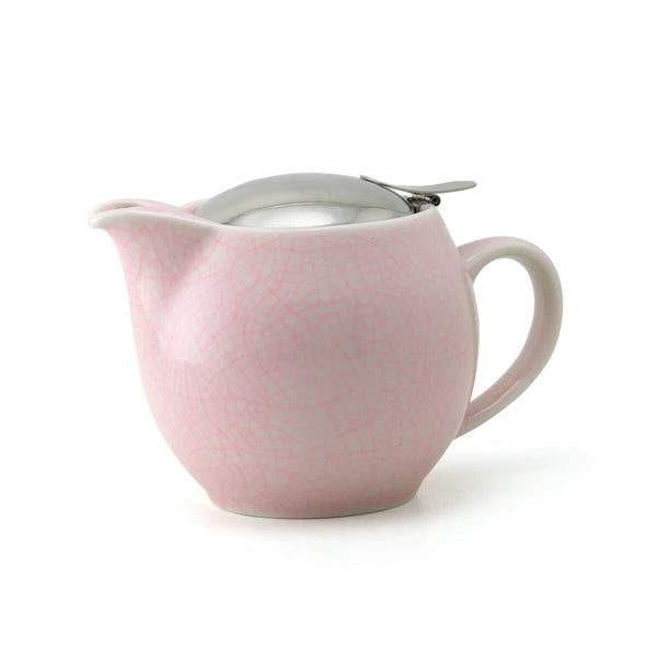 Zero Japan Teapot | 15oz Artisan Crackle Pink