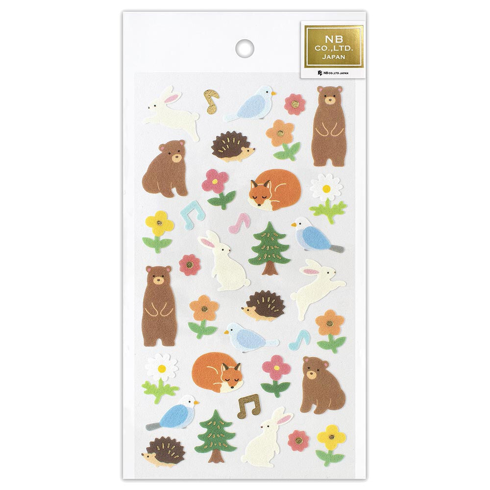Sticker Sheet | Fuzzy Forest Creatures