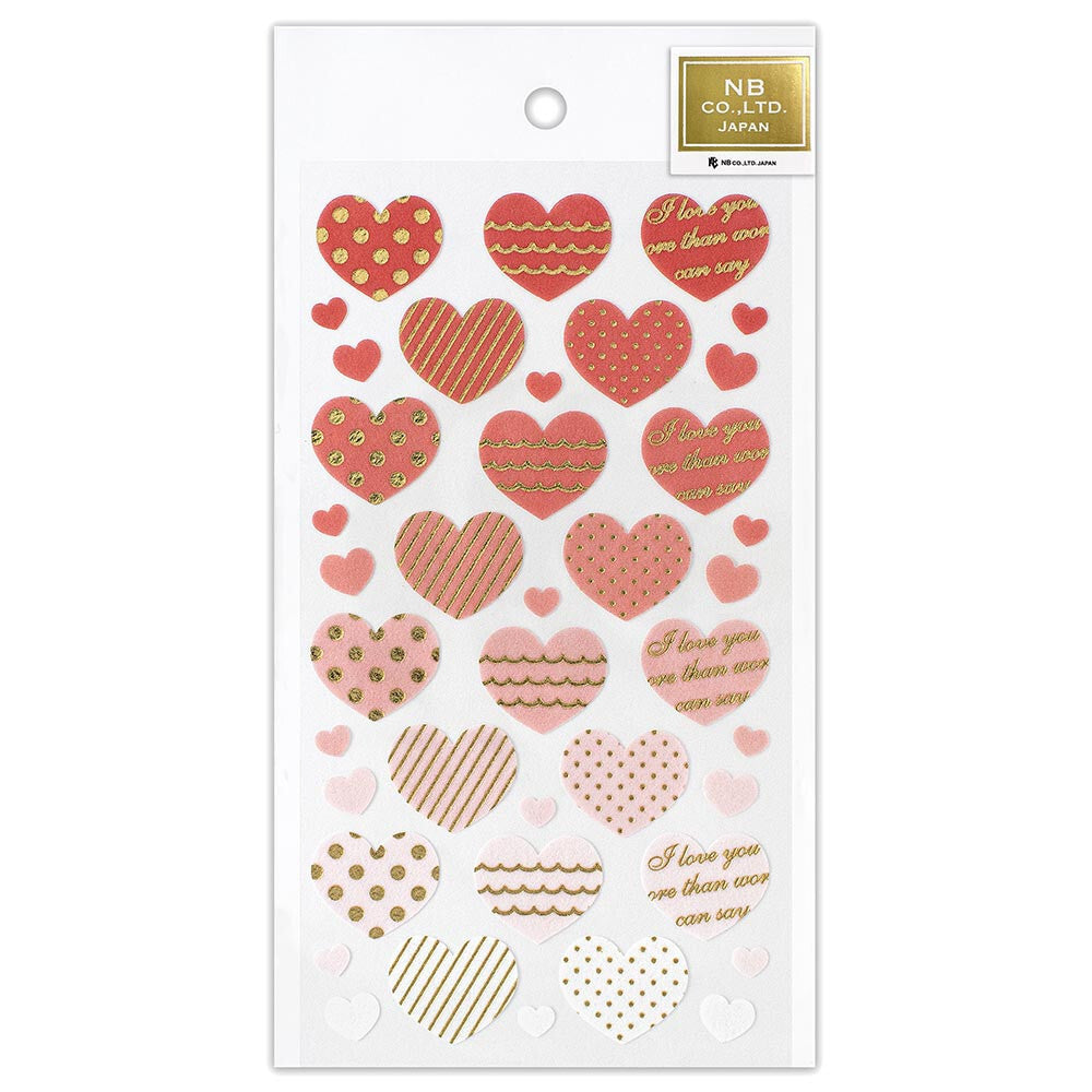 Sticker Sheet | Fuzzy Hearts
