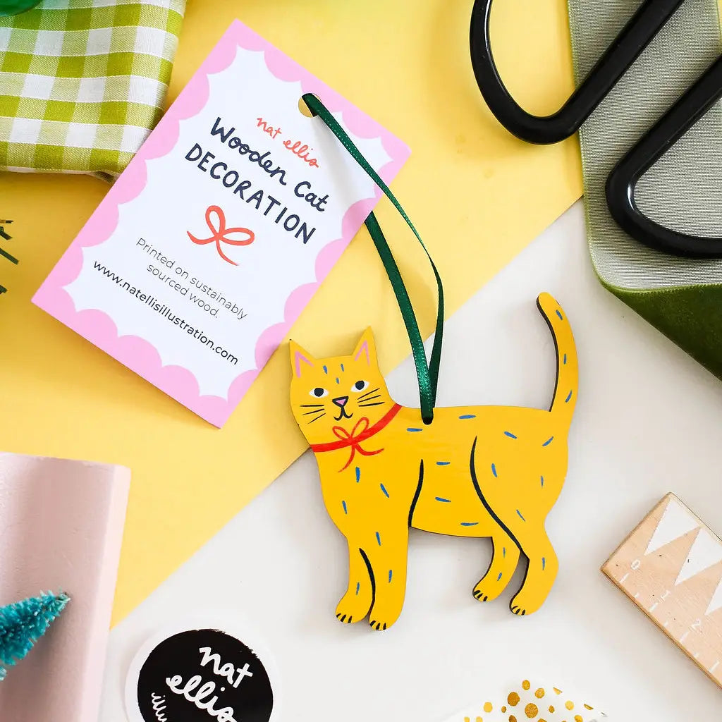 Little Yellow Cat Ornament