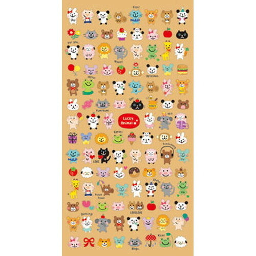 Sticker Sheet | Petite Lucky Animals
