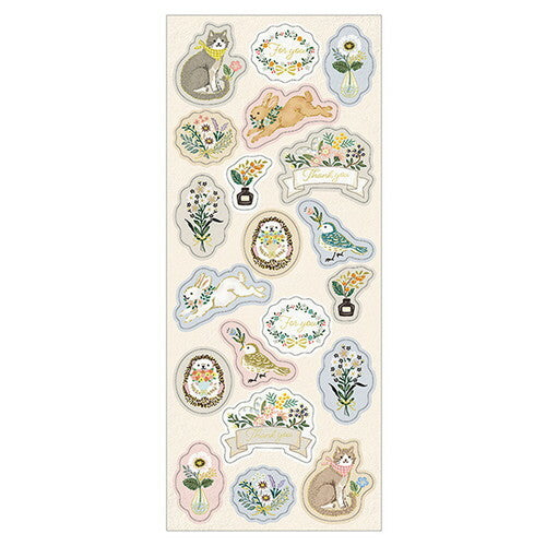 Sticker Sheet | Floral Animals