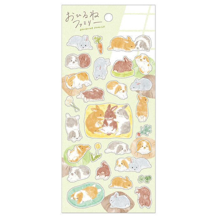 Sticker Sheet | Rabbit Family