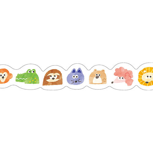 Washi Tape | Die-cut Animal Faces