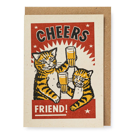 Cheers Friend! | Blank Card