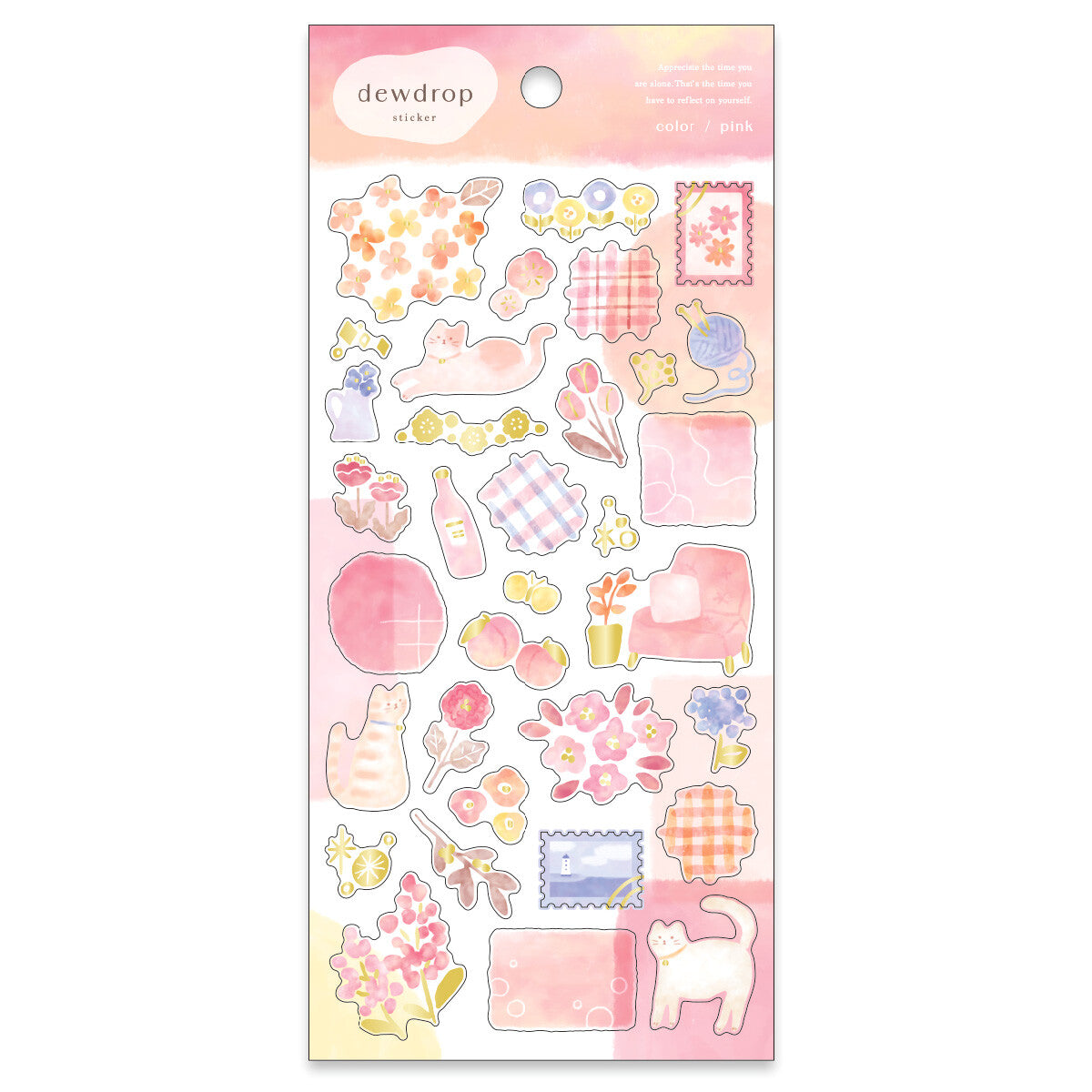 Sticker Sheet | Dew Drop Pink