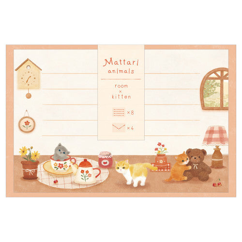 Mini Letter Set | Tea Time Kittens