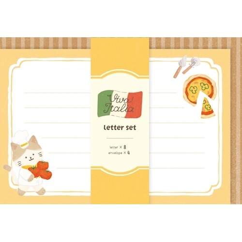 Mini Letter Set | Pizza Cat