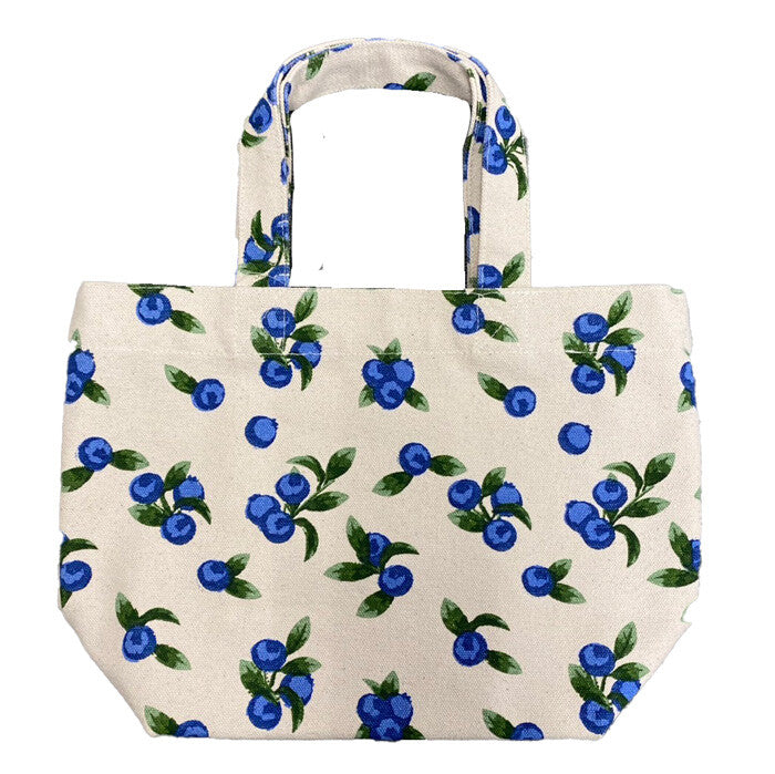 Mini Tote Bag | Vivid Blueberries