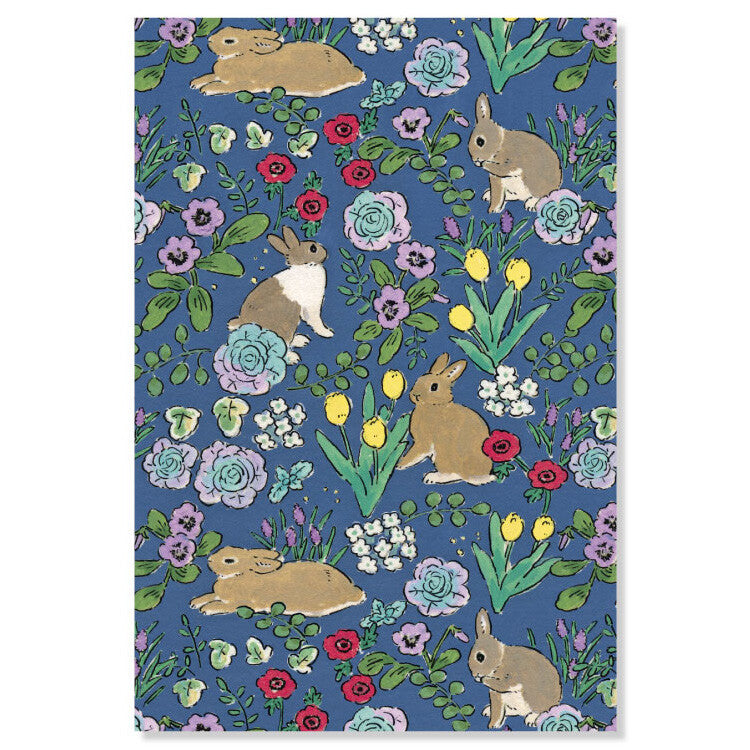 Rabbit Garden Postcard