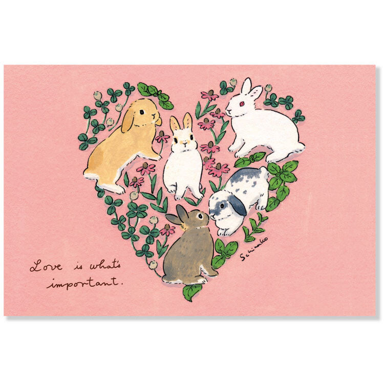 Bunny Love Postcard