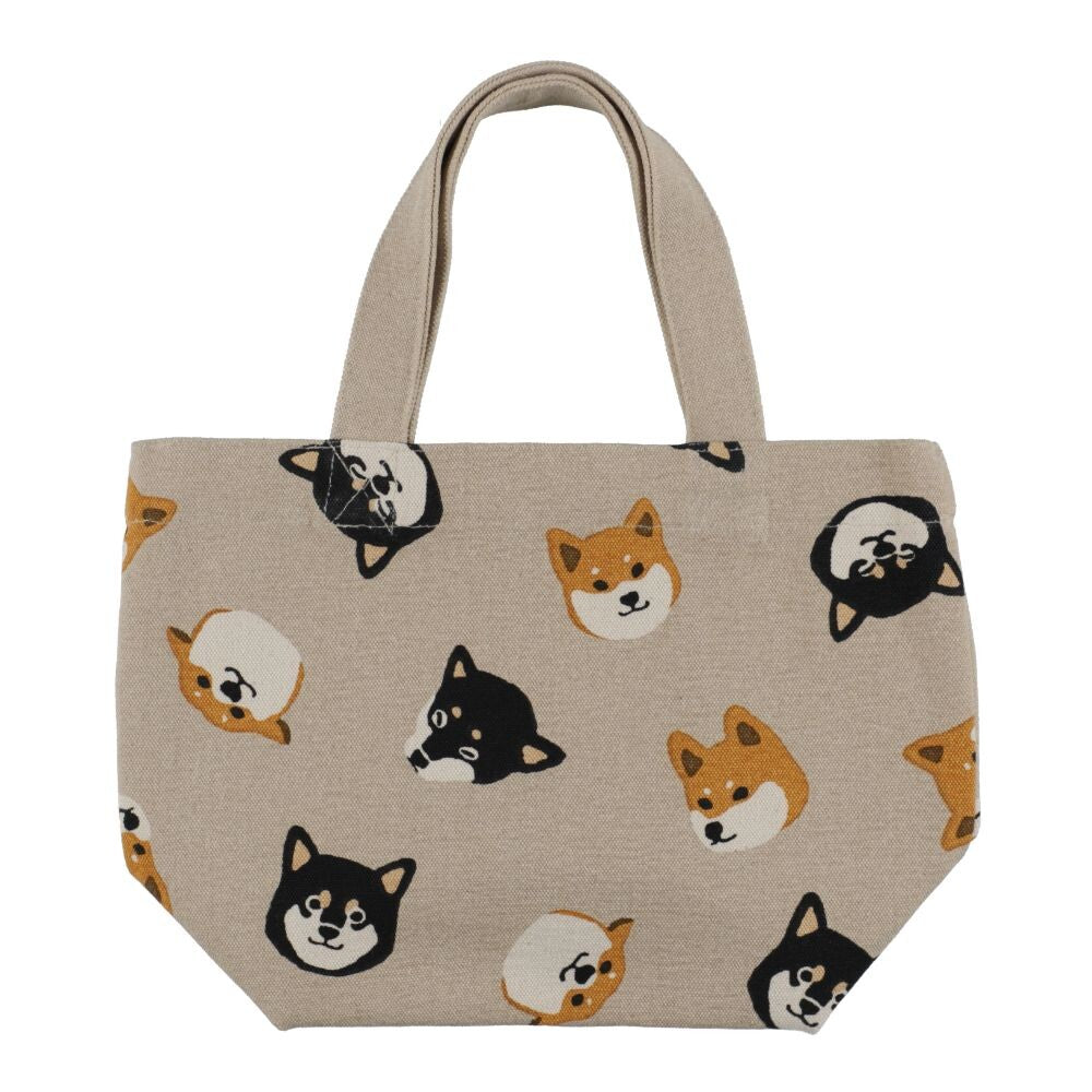 Mini Tote Bag | Shiba Faces