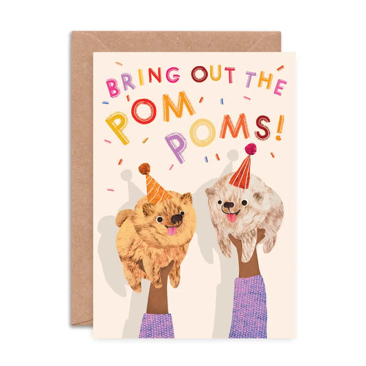 Pom Poms | Birthday Card