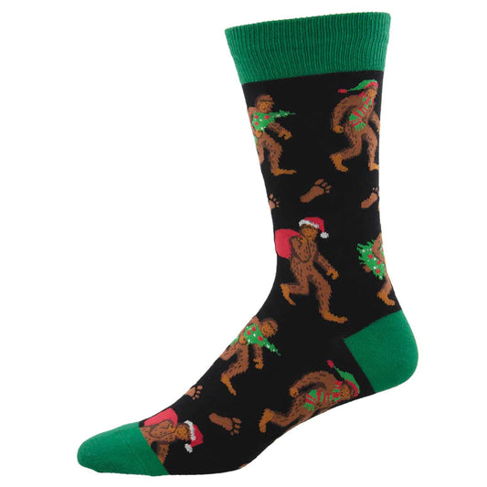 Men's Socks | Big Foot Christmas