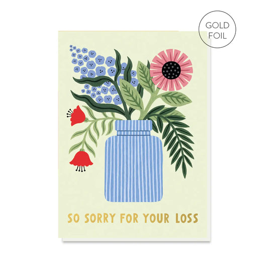 Flower Vase | Sympathy Card