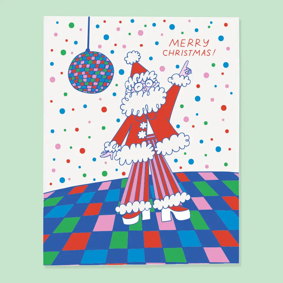 Disco Santa | Christmas Card
