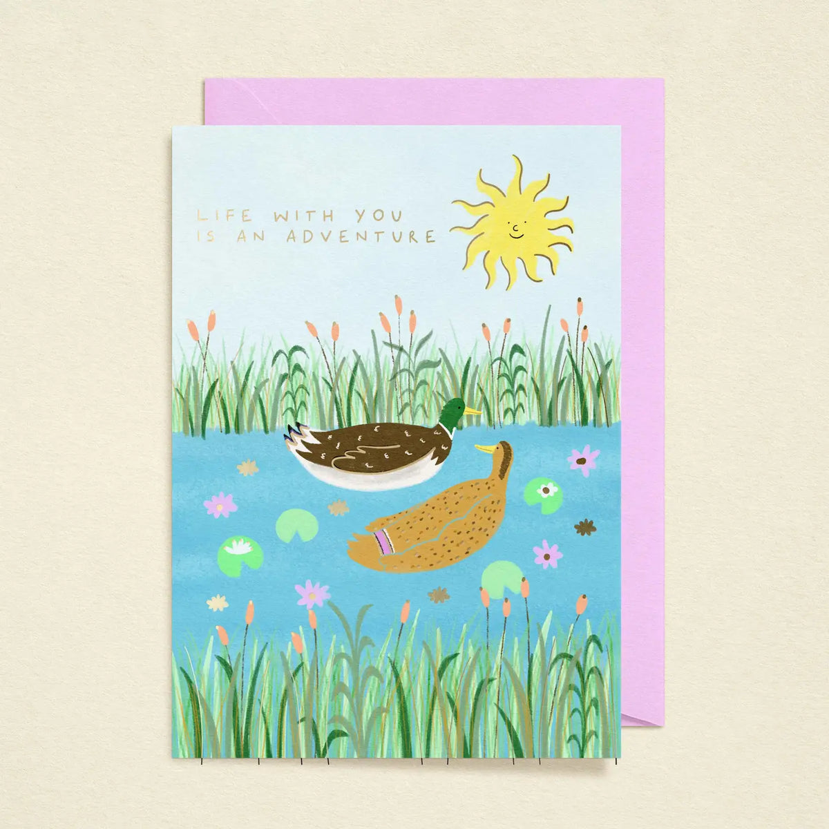Life With You is an Adventure | Love Card