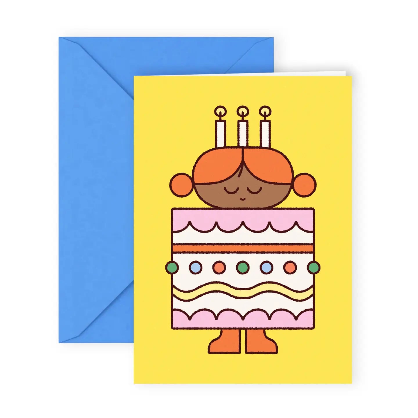 Yellow Cake | Birthday Card