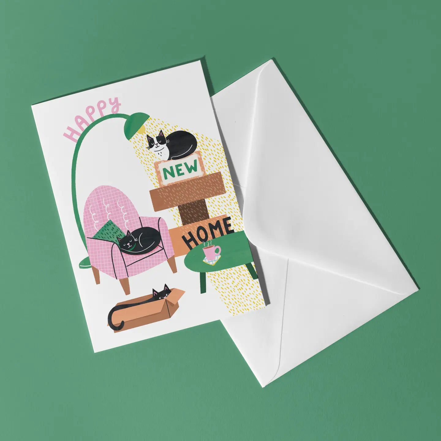 Cat Home | New Home Card
