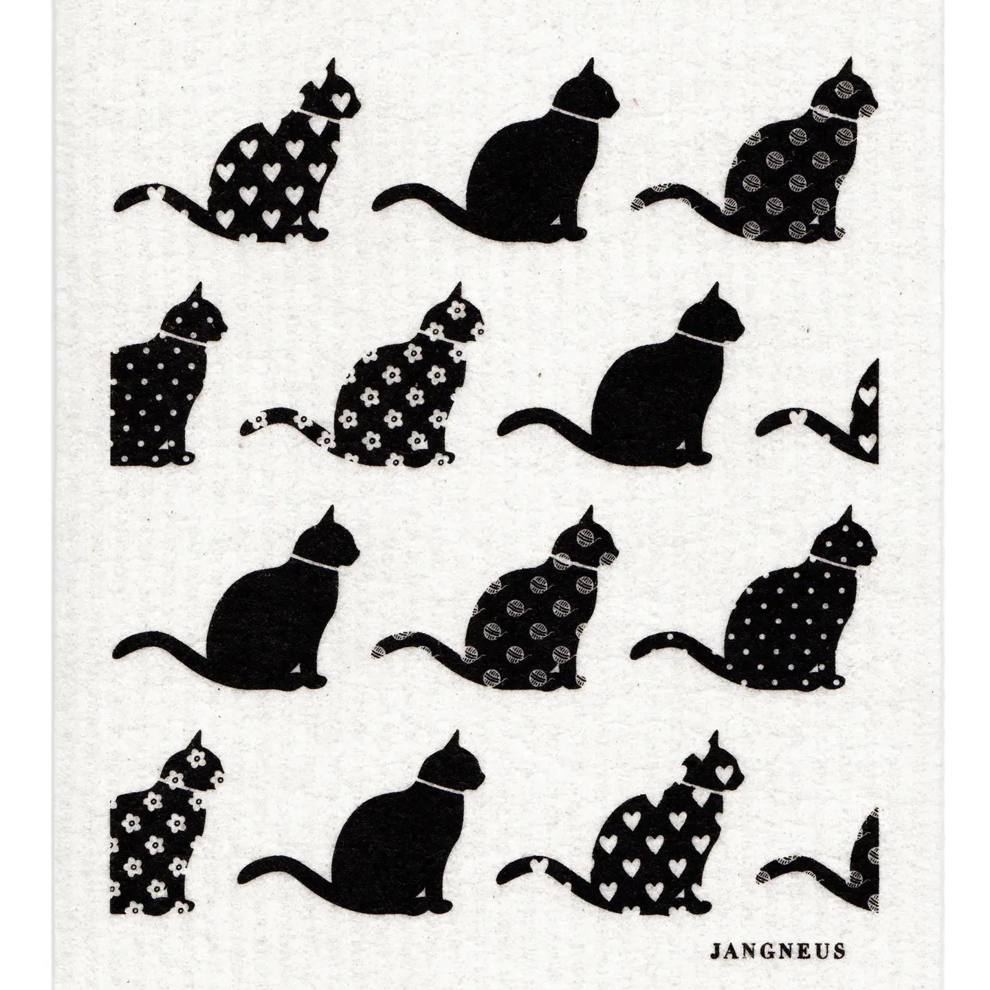 Swedish Dishcloth | Black Cats