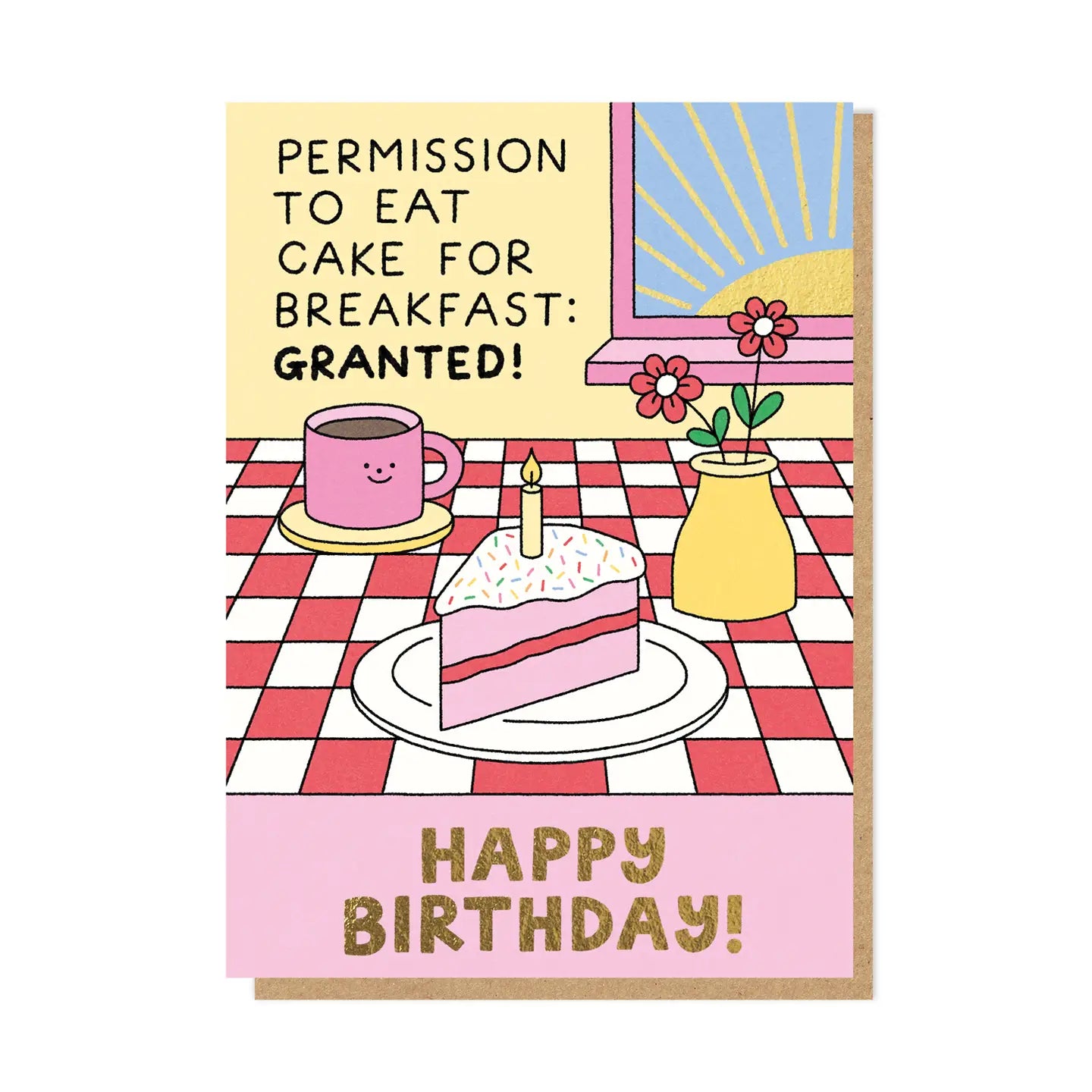 Cake For Breakfast | Birthday Card