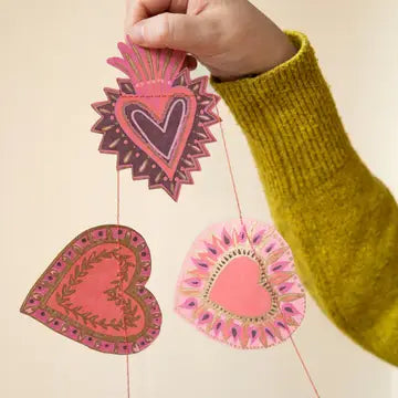 Sewn Garland | Sweet Hearts