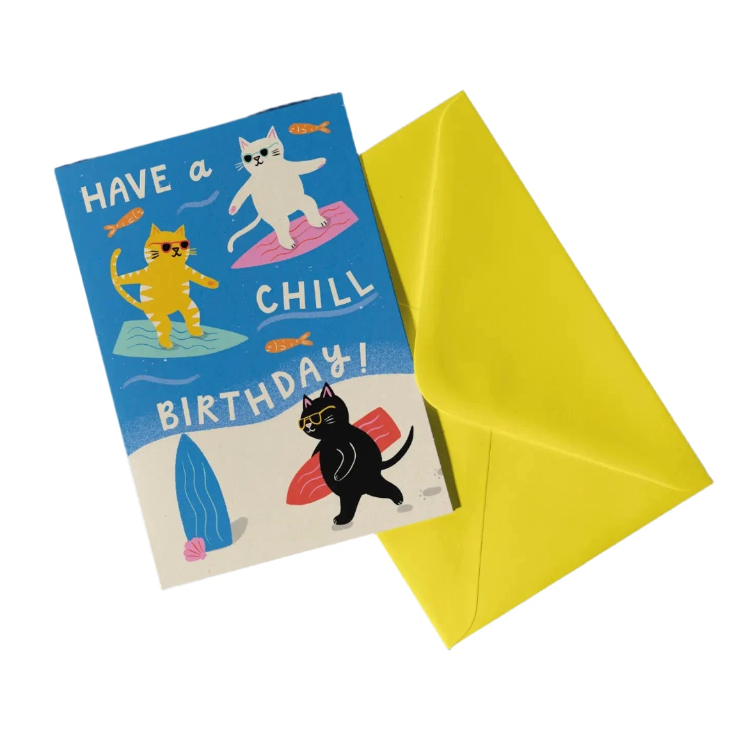 Chill Surfers | Birthday Card