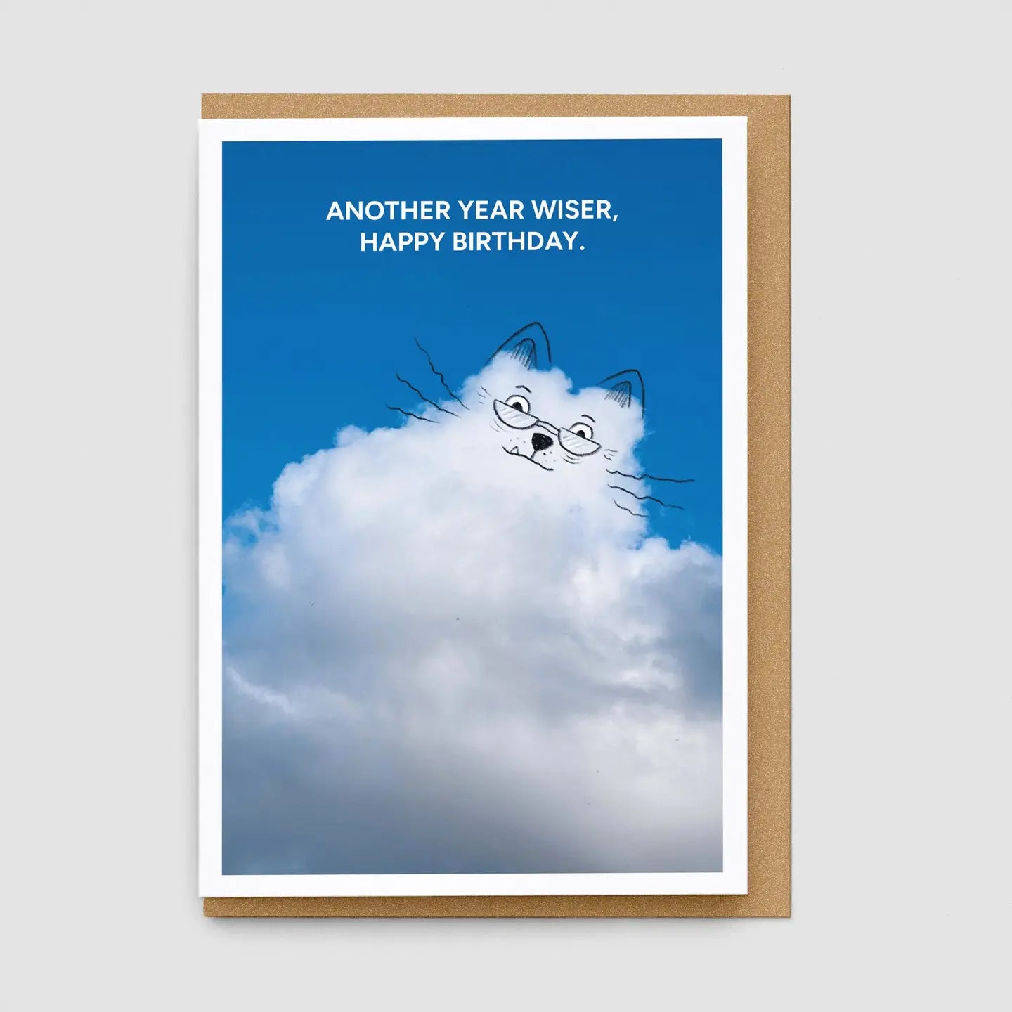 Wise Cat Cloud | Birthday Card