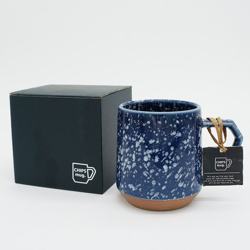 Chips Mug | Splash Navy-White