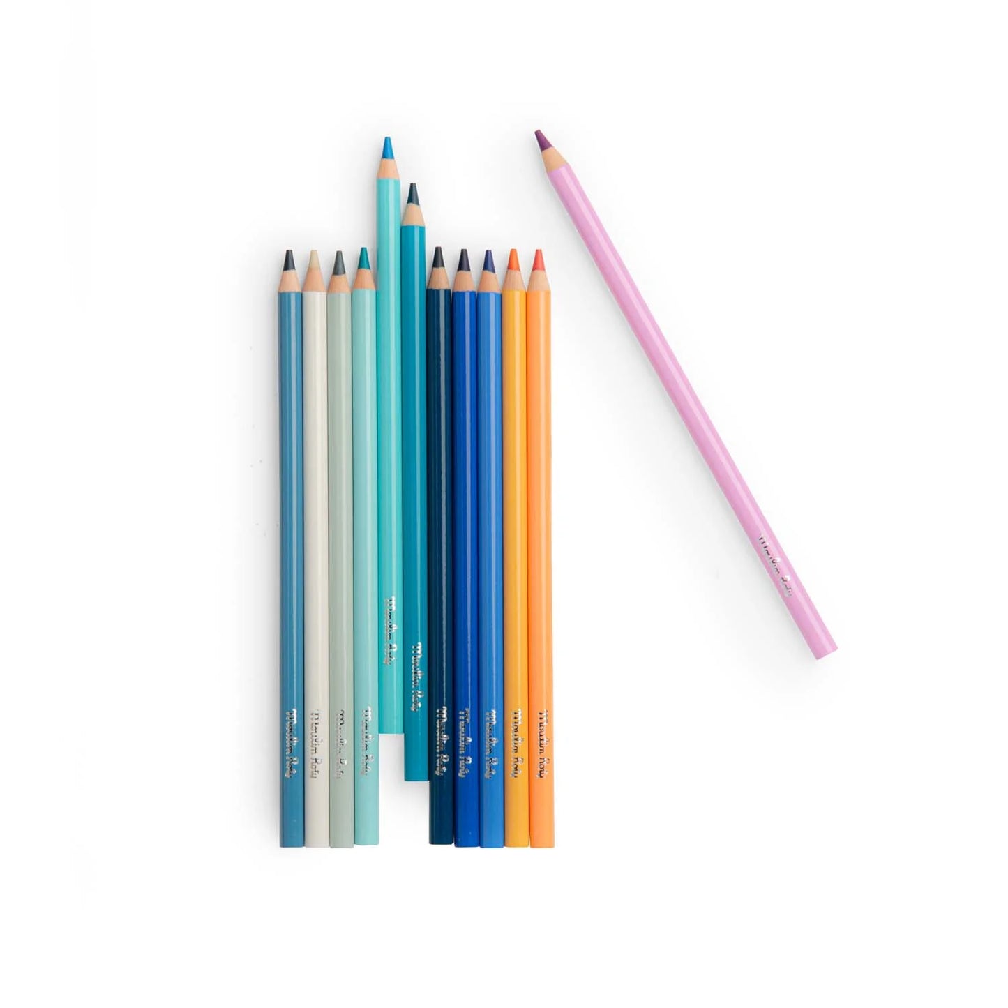 Set of 12 Colouring Pencils | Sky - Warm Gift Shop