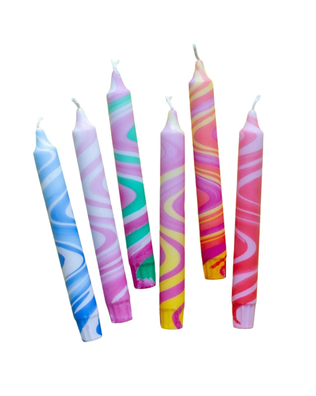 Taper Candle | Marble Mix