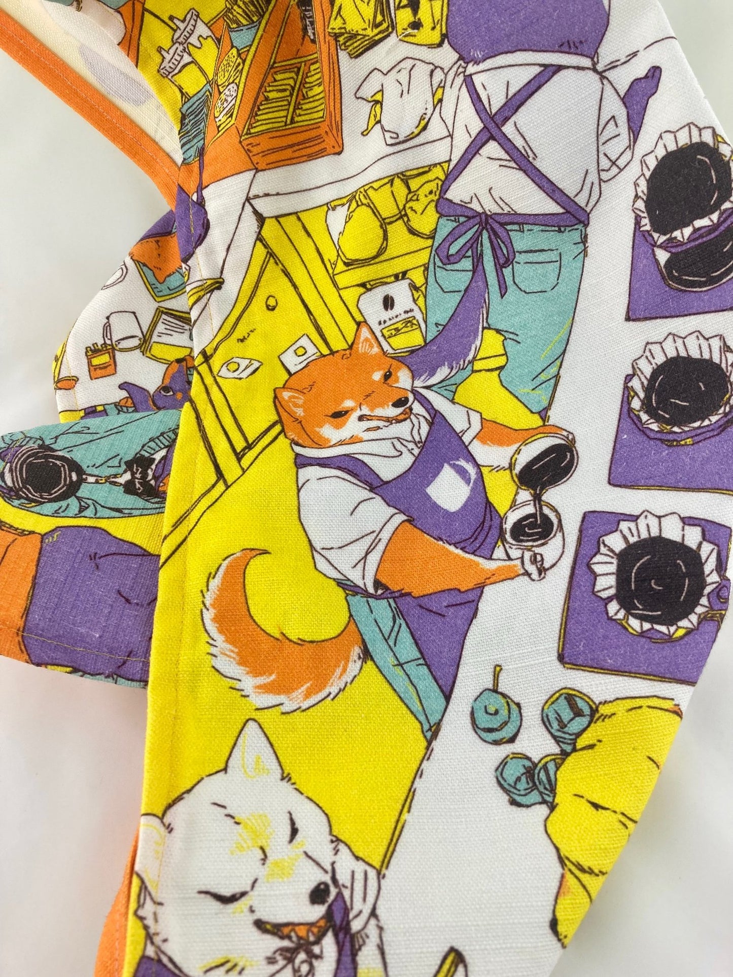 Tea Towel | Cafe Coffee Shiba