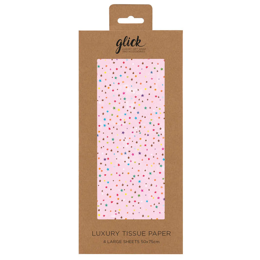 Tissue Paper Pack | Pink Stars