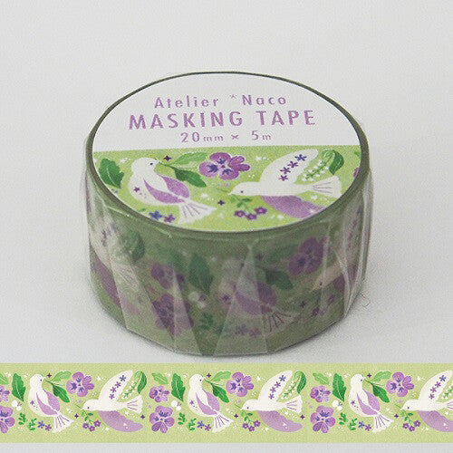 Washi Tape | Purple Birds