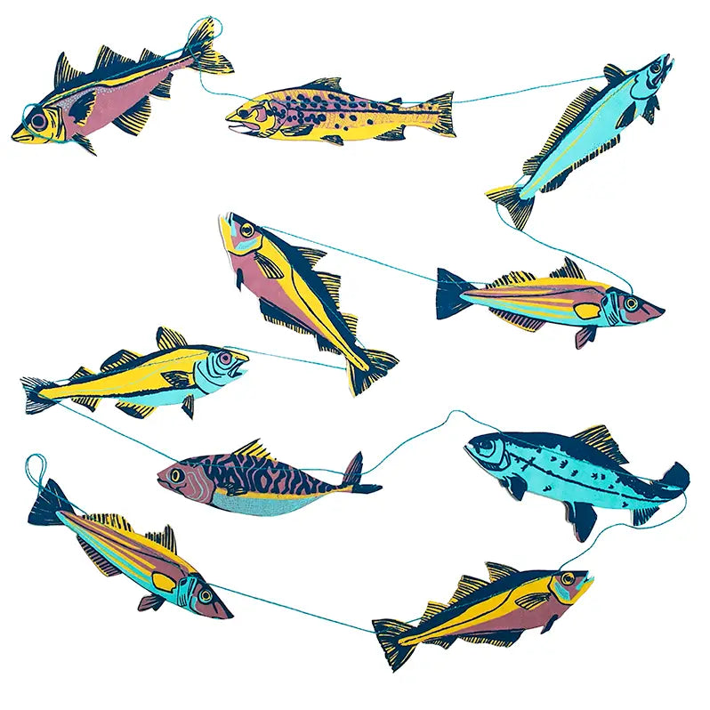 Sewn Garland | Fishes