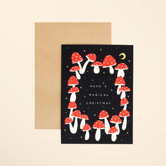 Magical Mushroom | Christmas Card