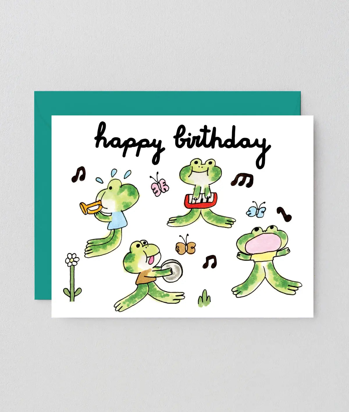 Frog Band | Birthday Card