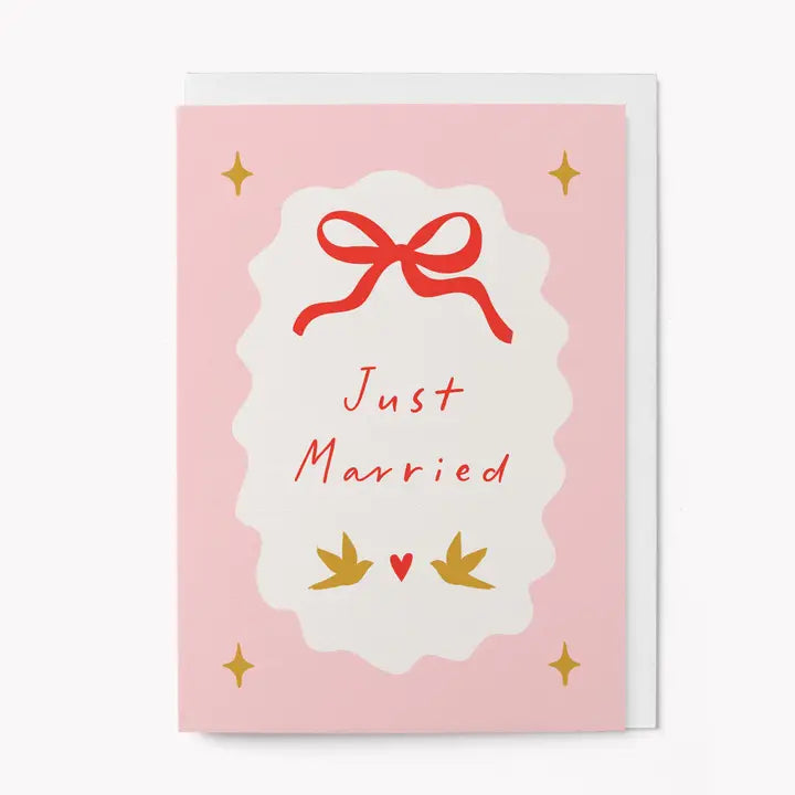 Just Married Birds | Wedding Card