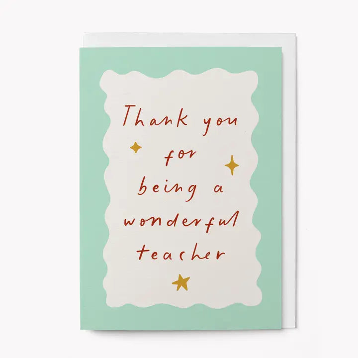 Wonderful Teacher | Thank You Card