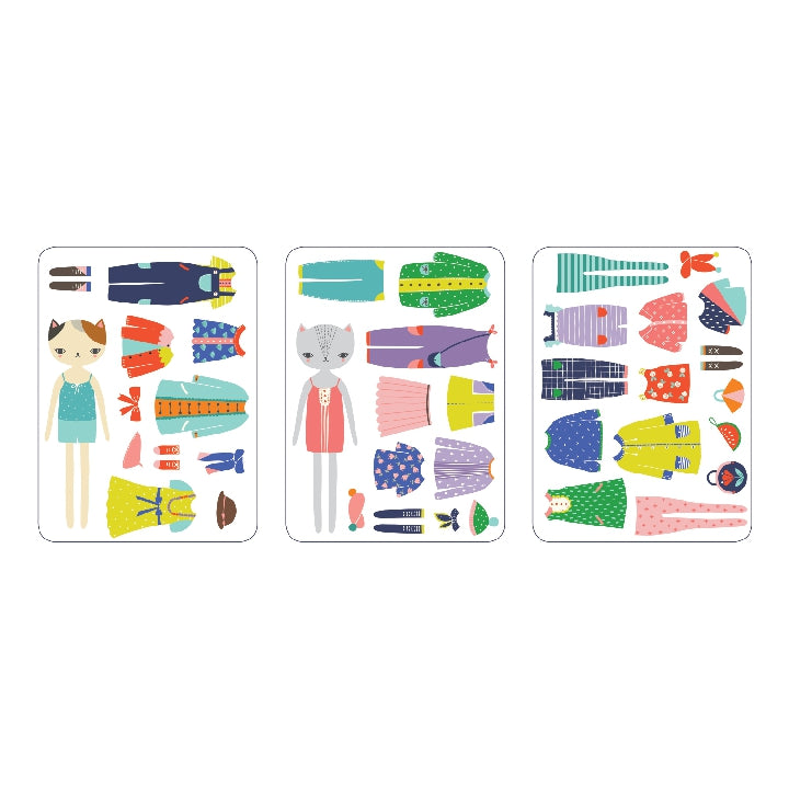 Cat Fashion Magnetic Play Set