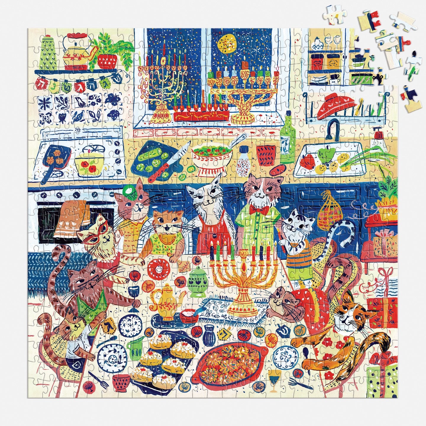 Happy Hanukacats 500 piece Puzzle