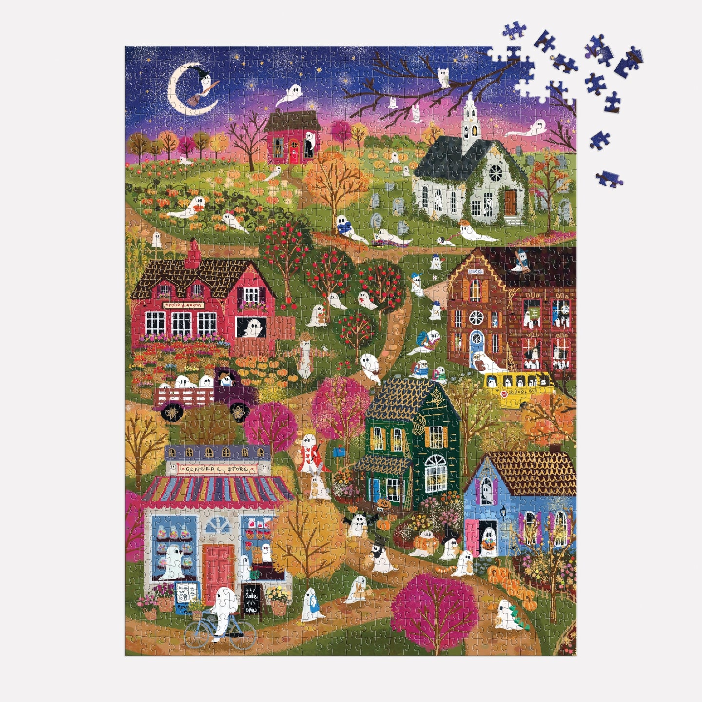 Spooky Village 1000 piece Puzzle