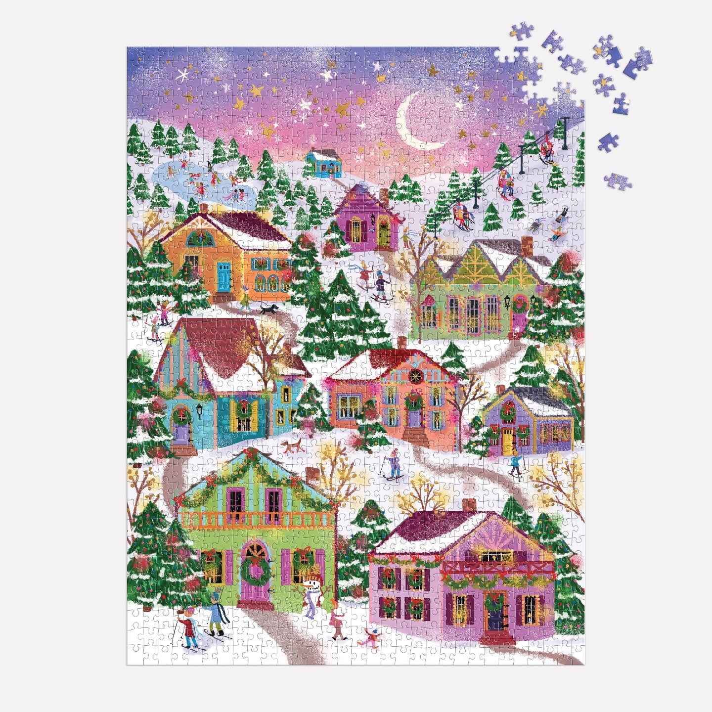 Snowcap Village 1000 piece Puzzle